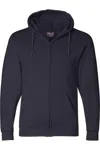 BAYSIDE USA-MADE FULL-ZIP HOODED SWEATSHIRT