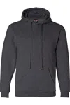 Bayside Usa-made Hooded Sweatshirt In Grey