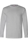 Bayside Usa-made Long Sleeve T-shirt In Multi