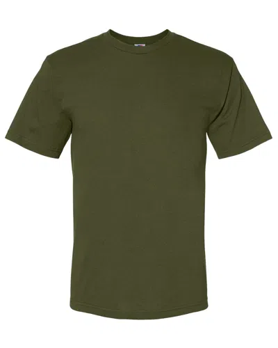 Bayside Usa-made Midweight T-shirt In Green