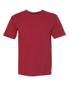 Bayside Usa-made Midweight T-shirt In Red