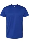 Bayside Usa-made Performance T-shirt In Blue