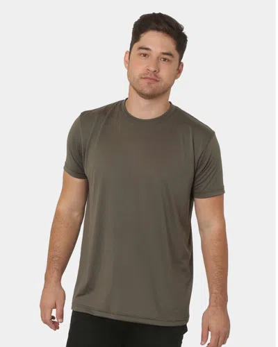 Bayside Usa-made Performance T-shirt In Green