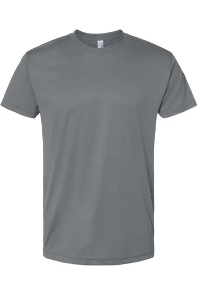 Bayside Usa-made Performance T-shirt In Gray