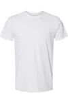 Bayside Usa-made Performance T-shirt In White