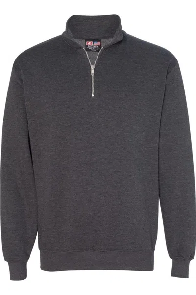 BAYSIDE USA-MADE QUARTER-ZIP PULLOVER SWEATSHIRT