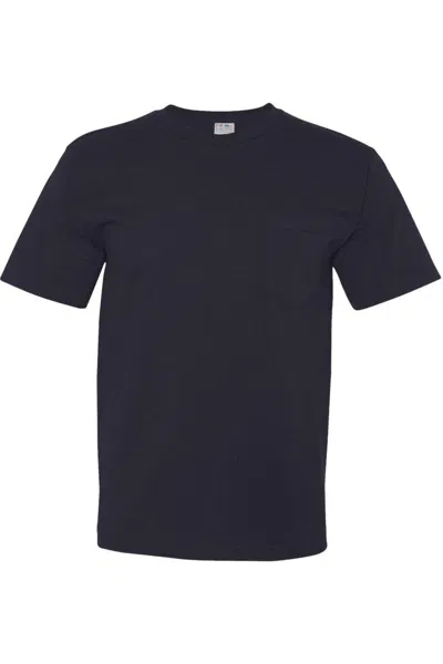 BAYSIDE USA-MADE SHORT T-SHIRT WITH A POCKET