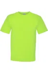 Bayside Usa-made Short T-shirt With A Pocket In Green