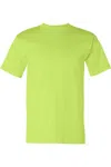 Bayside Usa-made Short T-shirt With A Pocket In Green