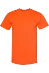 Bayside Usa-made T-shirt In Orange