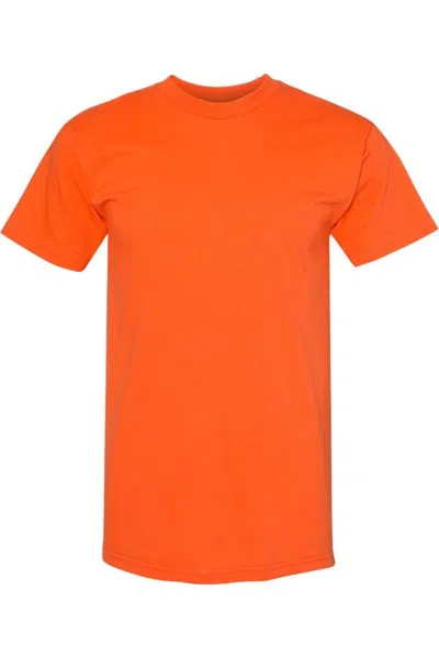 Bayside Usa-made T-shirt In Orange