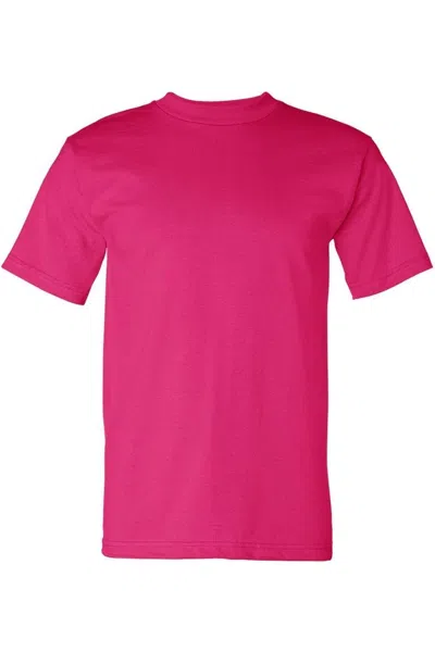 Bayside Usa-made T-shirt In Pink
