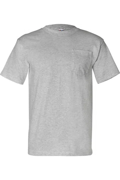 BAYSIDE USA-MADE T-SHIRT WITH A POCKET