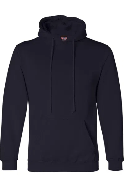 Bayside Usa-made Hooded Sweatshirt In Black