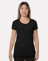 Bayside Women's Fine Jersey T-shirt In Black