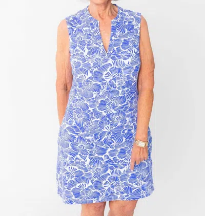 Bayview Secret Garden Dress In Regatta