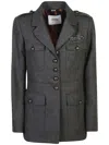 BAZAR DELUXE BUTTON-FASTENING BLAZER