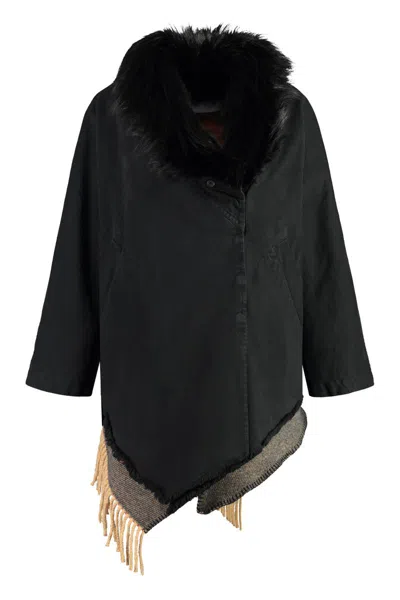 Bazar Deluxe Canvas Parka In Black