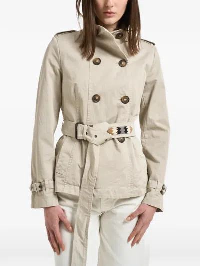 Bazar Deluxe Double-breasted Jacket In Neutral