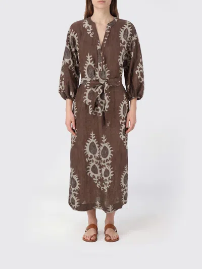 Bazar Deluxe Dress Woman In Brown