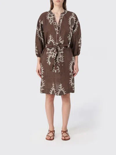 Bazar Deluxe Dress Woman In Brown