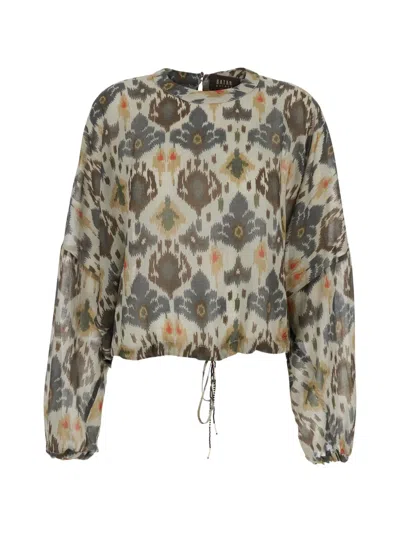 Bazar Deluxe Long-sleeve Blouse In Multi