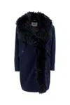 Bazar Deluxe Midnight Blue Stretch Cotton Parka In 388