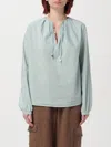 Bazar Deluxe Bead-embellished Blouse In Gnawed Blue