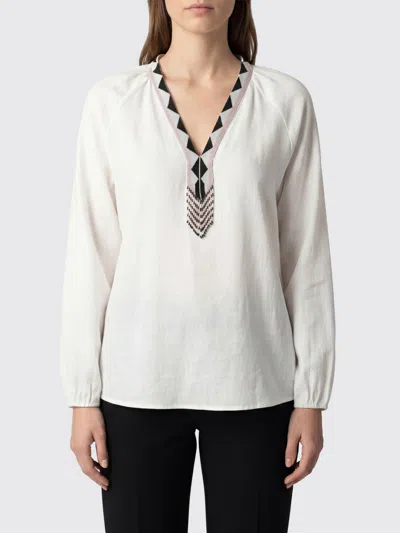 Bazar Deluxe シャツ  レディース カラー ブラウン In White