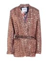 Bazar Deluxe Woman Blazer Bronze Size 10 Polyester, Elastane In Yellow
