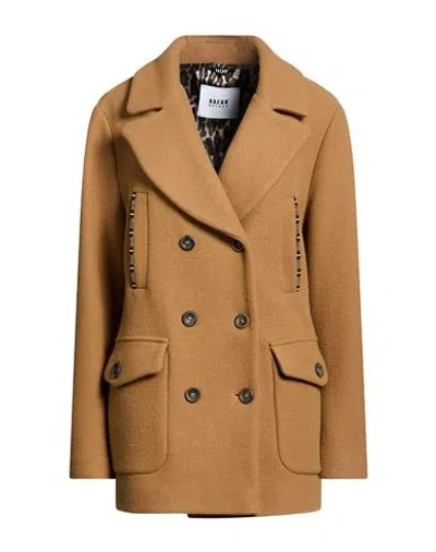 Bazar Deluxe Woman Coat Camel Size 6 Virgin Wool, Polyamide, Cashmere In Nude