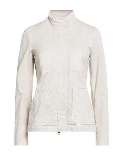 Bazar Deluxe Woman Jacket Beige Size 4 Cotton, Elastane In Neutral