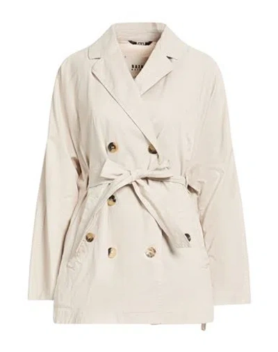 Bazar Deluxe Woman Jacket Beige Size 4 Cotton, Elastane In Neutral