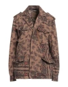 Bazar Deluxe Woman Jacket Camel Size 16 Cotton, Polyester In Beige