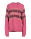 Bazar Deluxe Woman Sweater Pink Size 4 Acrylic, Mohair Wool, Wool, Viscose In Pink
