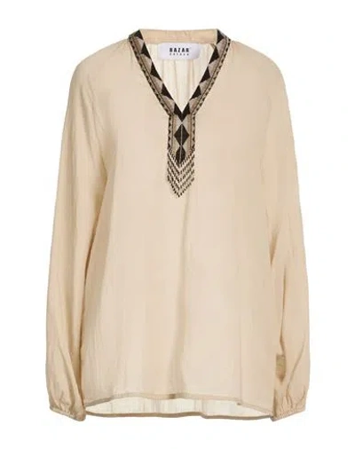 Bazar Deluxe Woman Top Beige Size 2 Lyocell, Ramie In Neutral