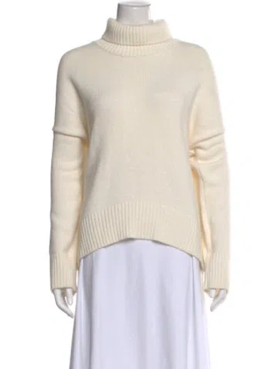 Pre-owned Bazilika Cashmere Turtleneck Sweater In Neutral