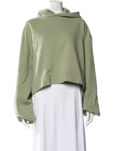 Pre-owned Bazilika Cowl Neck Long Sleeve Sweatshirt In Green