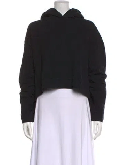 Pre-owned Bazilika Crew Neck Long Sleeve Hoodie In Black