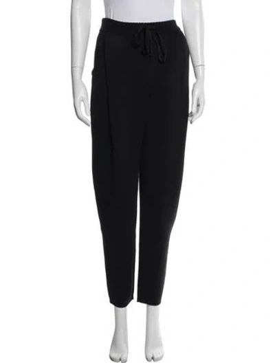 Pre-owned Bazilika Merino Wool Sweatpants In Black