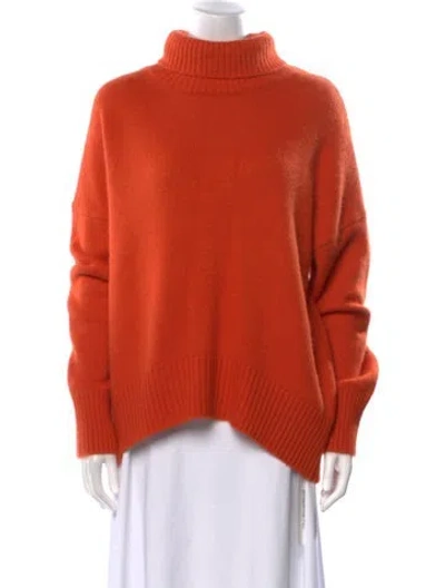 Pre-owned Bazilika Turtleneck Sweater In Orange
