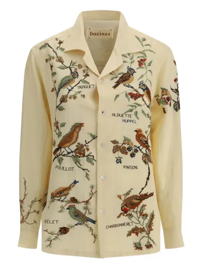 Baziszt Avian Shirt In Yellow