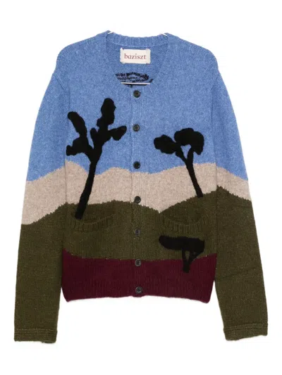 Baziszt Baobab Cardigan In Multi