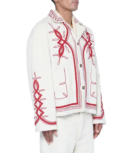 Baziszt Baya Embroidered Jacket In Multi