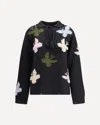 Baziszt Bowrain Tassel Butterfly Sweater In Blue