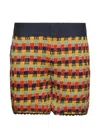 Baziszt Conondrum Multicoloured Patterned Shorts In Multi