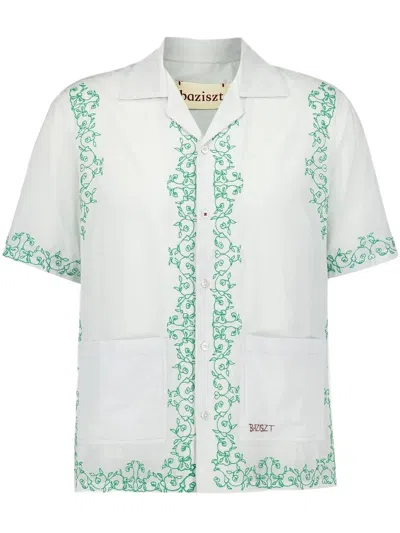 Baziszt Embroidery Shirt In White