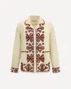 Baziszt Cream Hemp Pattern Shirt In Neutral