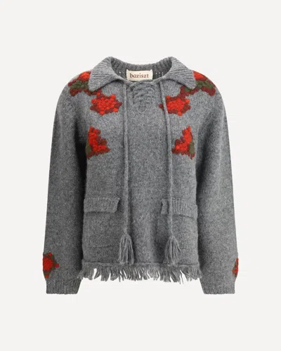 Baziszt Graphite Sweater In Grey
