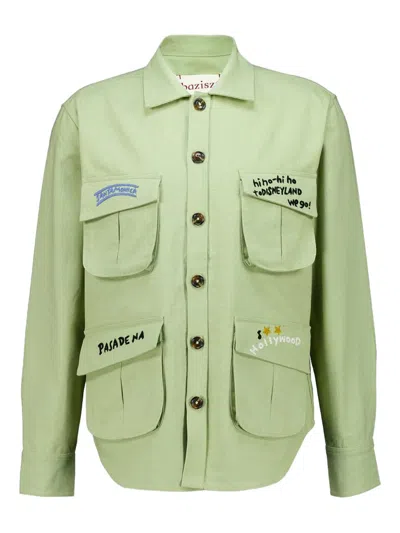 Baziszt Green Cotton Jacket